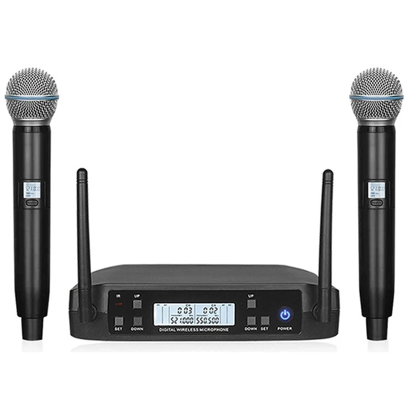 

Hot Professional FM GLXD4 Beta87a Handheld Dynamic Mic Vocal Microfone Beta58a Wireless Microphone Sm58 GLXD4 for Shure