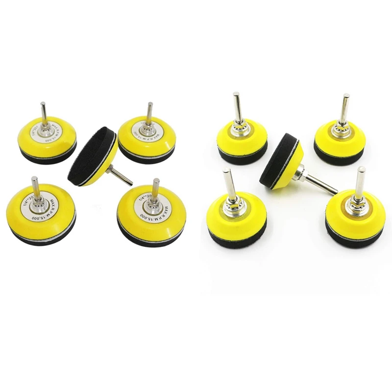 

Hook & Loop Sanding Pad With 1/4 Inches Shank Drill Attachment And Soft Foam Layer Buffing Pad, 5 Pack