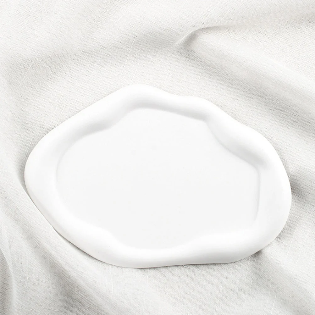 

Ceramic Trinket Tray Small Key Tray Jewelry Dish Cloud Tray Photo Backdrop Tray