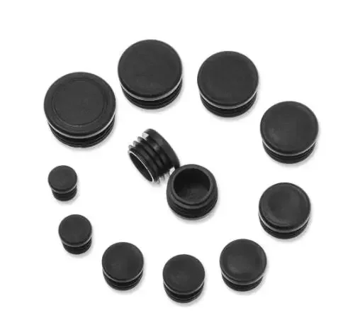 Черно-Белая нейлоновая круглая защелкивающаяся заглушка 6 мм 8 мм 10 мм ...