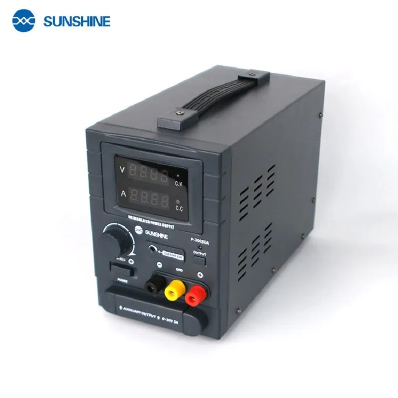 

SUNSHINE P-3005DA Regulated Lab bench Power Supply Adjustable 30V 10A Voltage Regulator Stabilizer Switching Bench Source Lab