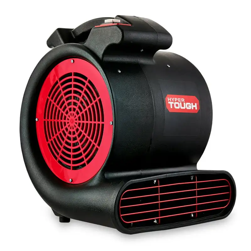 

1/4 HP 2-Speed Utility Fan, Air Mover, Floor Carpet Dryer with 15ft Powercord, Black