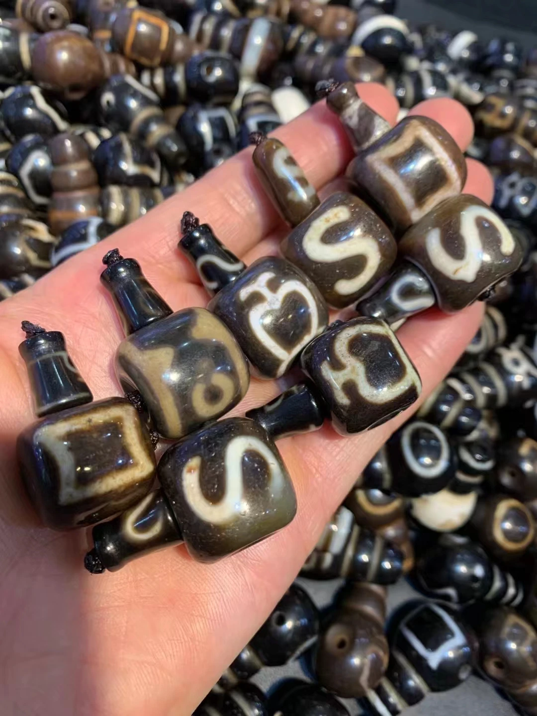 1 шт./партия старые бусины-Амулеты Baojiang