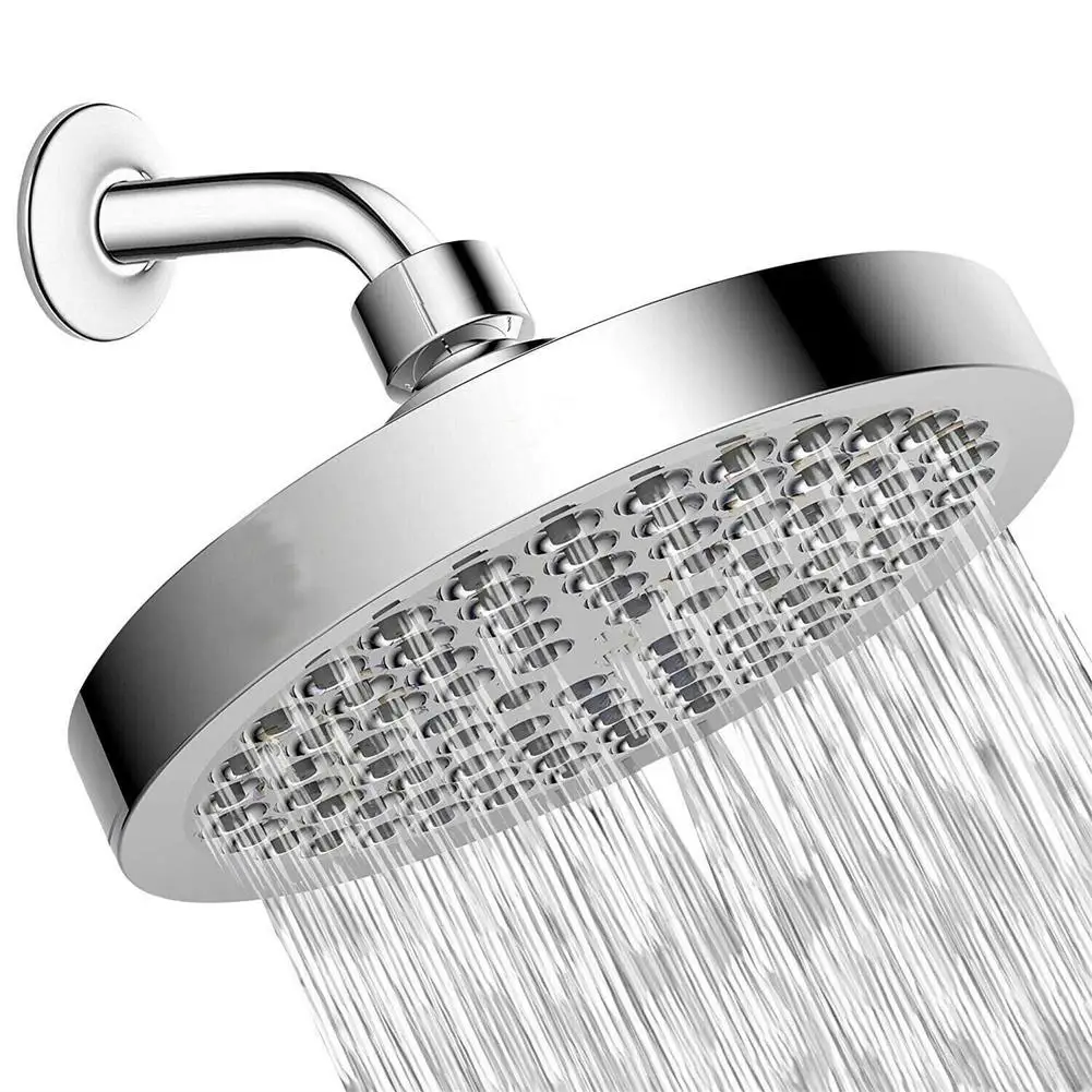 

Shower Head 6 Inch Anti-Leak Anti-Clog Fixed Rain Showerhead Rainfall Spray Relaxation and Spa for High Water Pressure and Flow