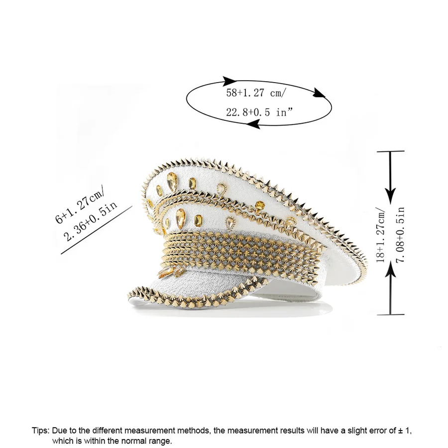Головной убор в стиле стимпанк для мужчин и женщин стильная шапка милитари Sergeant