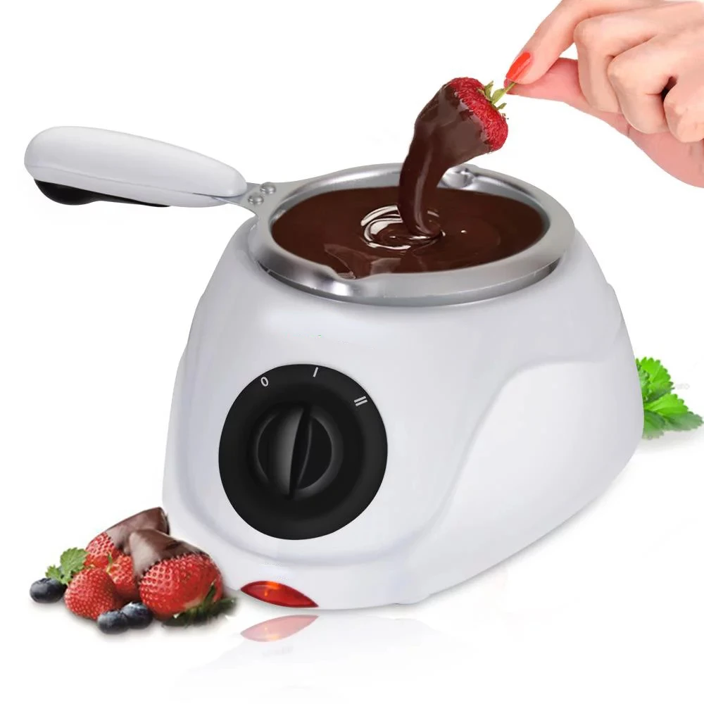 

Melting Warming Fondue Set - 25W Choco Melt / Warmer Machine Set w/ Keep Warm Dipping function & Removable Pot, Melts Chocolate