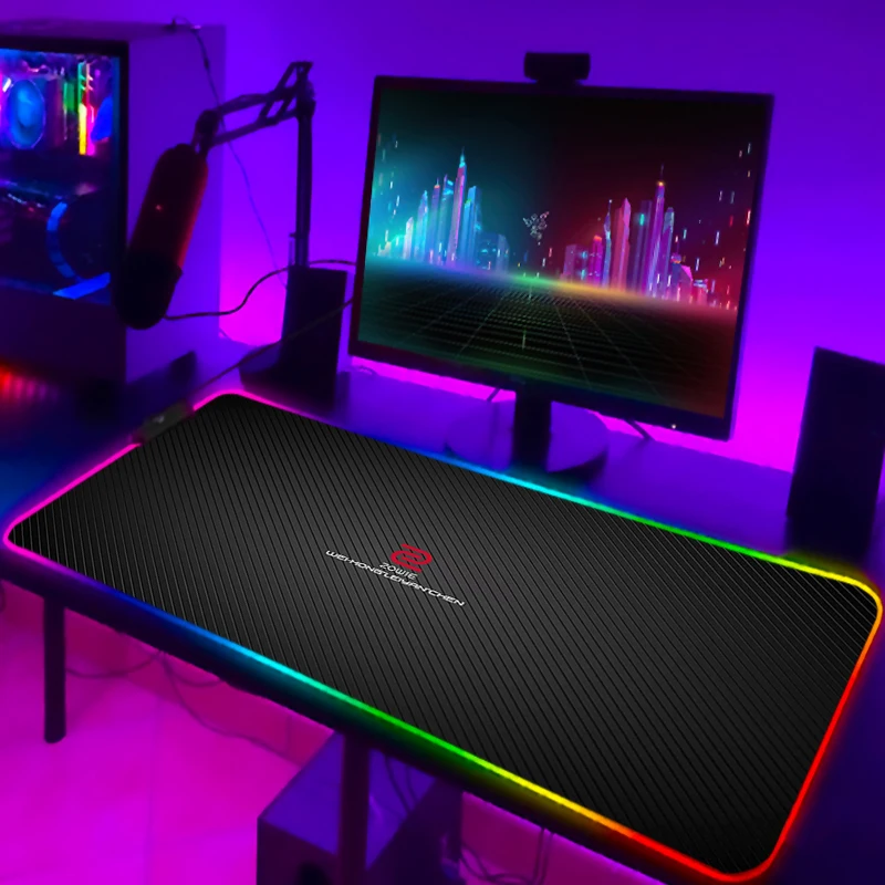 Фото Настольная защита Zowie RGB коврик для мыши Xxl коврик для клавиатуры аксессуары для ПК игровой светодиодный коврик для мыши коврики для настоль... №2
