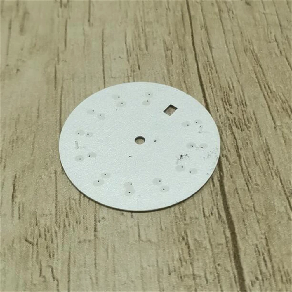 New Style Strip Nail Dial 33.5mm Green Luminous Watch Dial for NH35 Nh36/4R/7S Movement