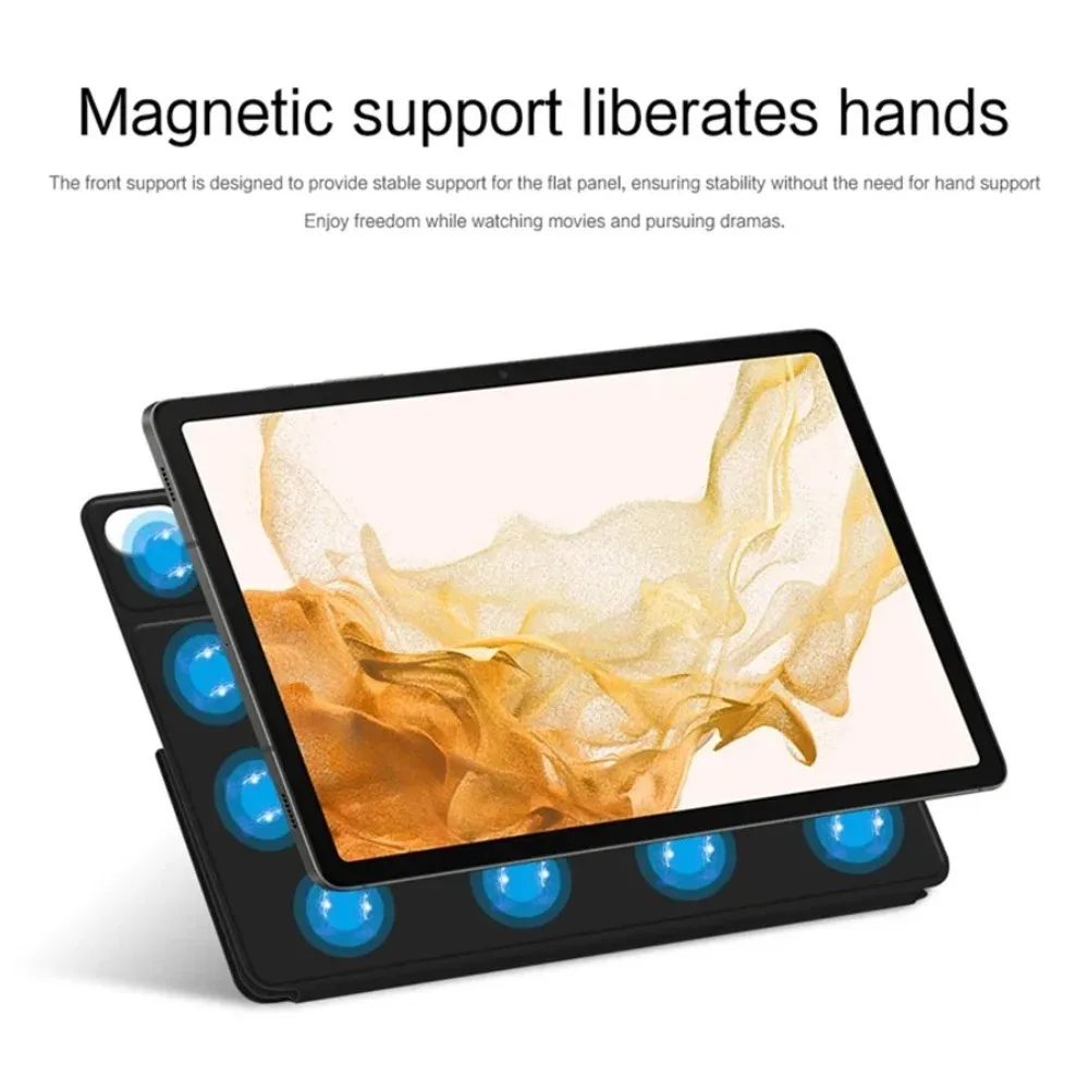 Фото Чехол Funda для Samsung Galaxy Tab S11/S11 Ultra 11 14,6 Y-Fold Smart Magnetic Adsorption Cover SM-X730 SM-X736B SM-X930 SM-X936B №2
