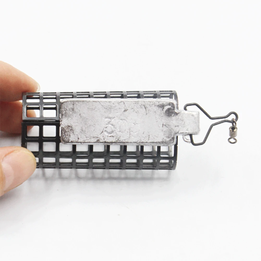 

Pellet Bait Cage Trap Basket Lure Method Feeder Holder Thrower Carps Fishing Gear for Outdoor Fishing Accessories