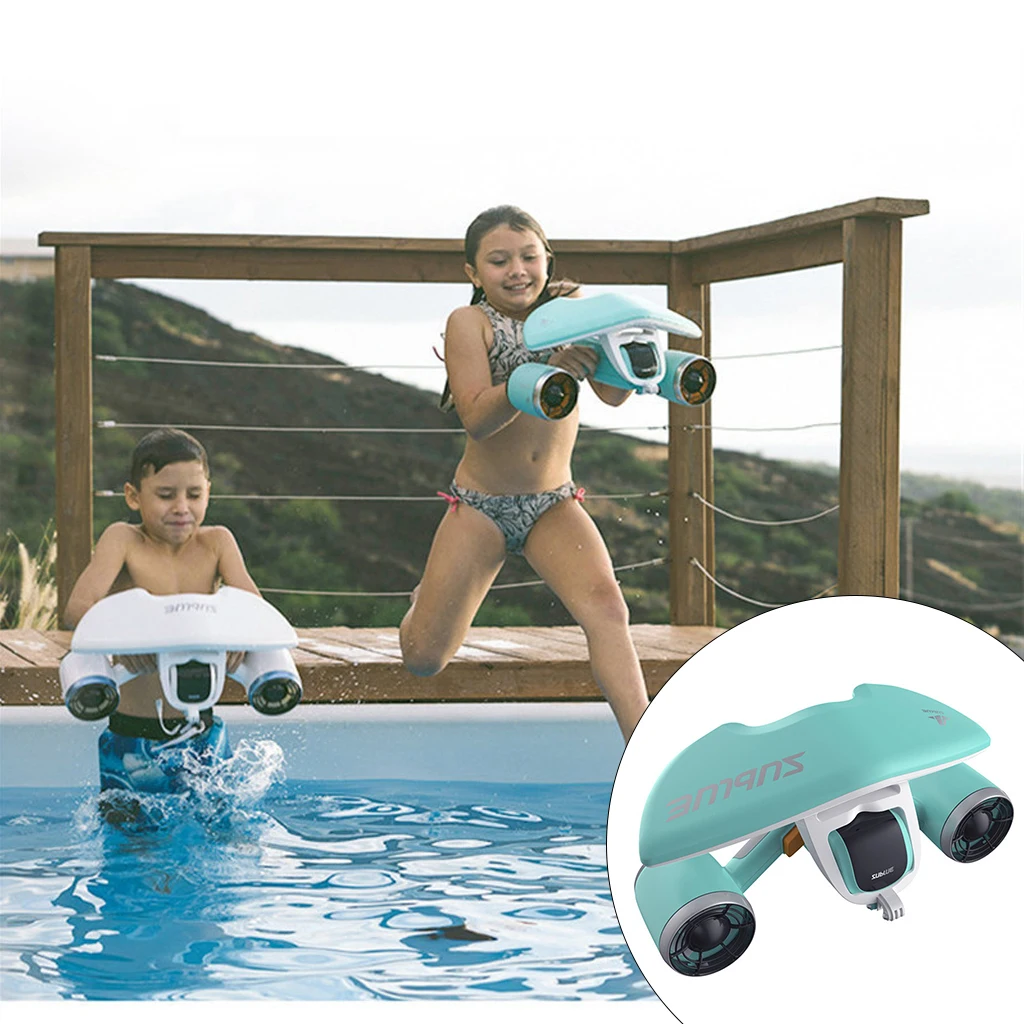 

UNDERWATER SCOOTER DUAL MOTORS ACTION CAMERA SPORTS DIVING GEAR