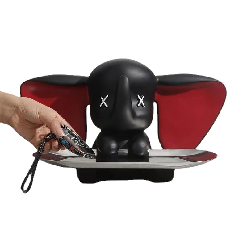 Лоток для хранения смолы Dumbo ключи домашнего домашние миниатюры с конфетами