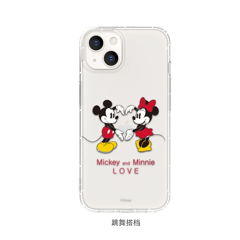 

Minnie transparent cartoon mobile phone case for Apple 13promax soft iPhone12 protective cover 11 Mickey