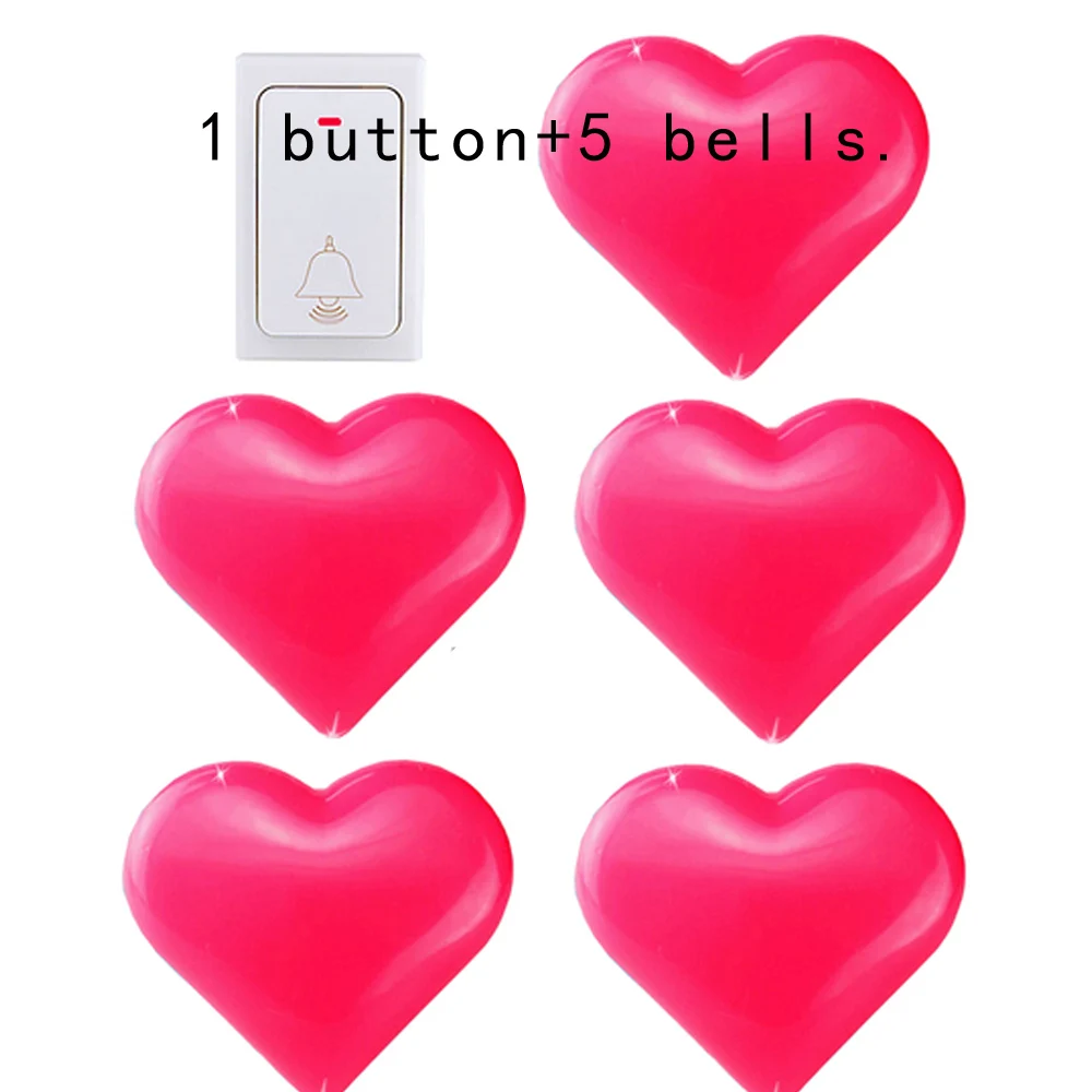 

Светодиодный беспроводной беспроводной цифровой дверной звонок, дистанционный дверной звонок, аккумулятор не требуется, водонепроницаемый, AC110-250V