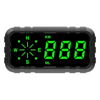 digital universal car hud gps speedometer 4 2 inch hud head up display with fatigue driving and over speed alarm over speed head