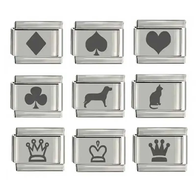 Новый модуль Y2K итальянский браслет-подвеска повседневная одежда одинарные