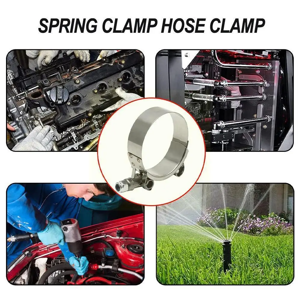 

Universal Steel Spring Clamp Hose Clamp Motorcycle Clamp Exhaust Pipe M6W5