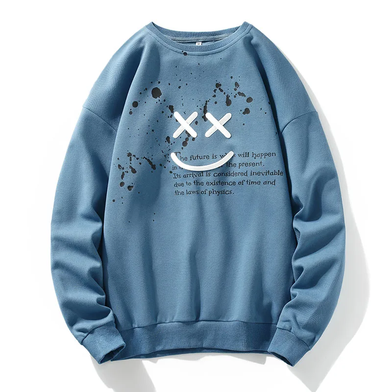 

Мужской свитер с круглым вырезом и длинным рукавом, весна 2022Spring