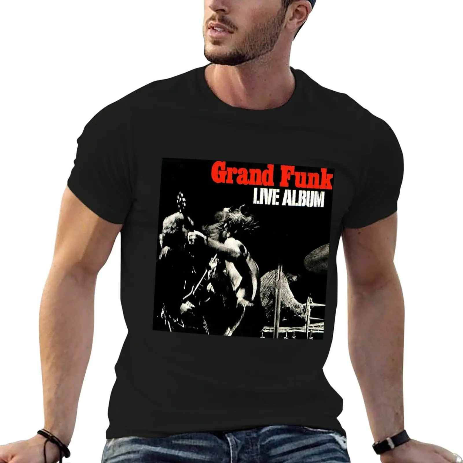 Футболка Grand Funk Railroad с живой альбом принц животных для мальчиков спортивные