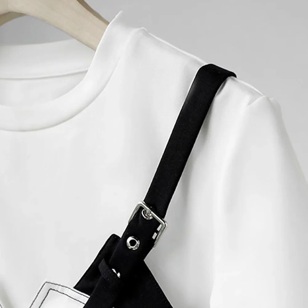 Модные лоскутные женские топы и футболки 2024 подиум роскошный известный бренд