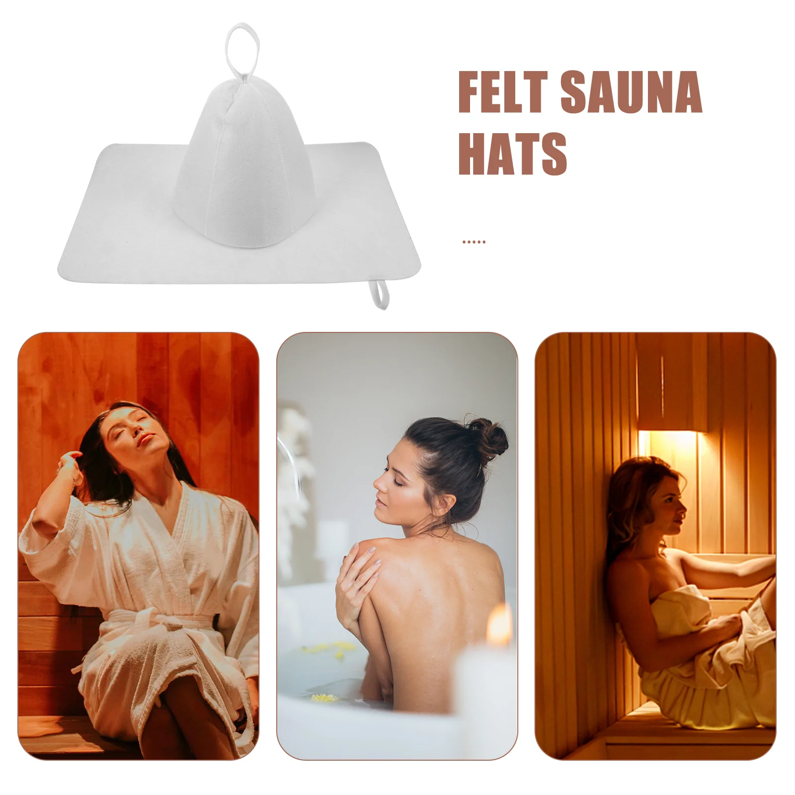 Костюм из двух предметов фетровая шапка для сауны шапочка душа русская ткань