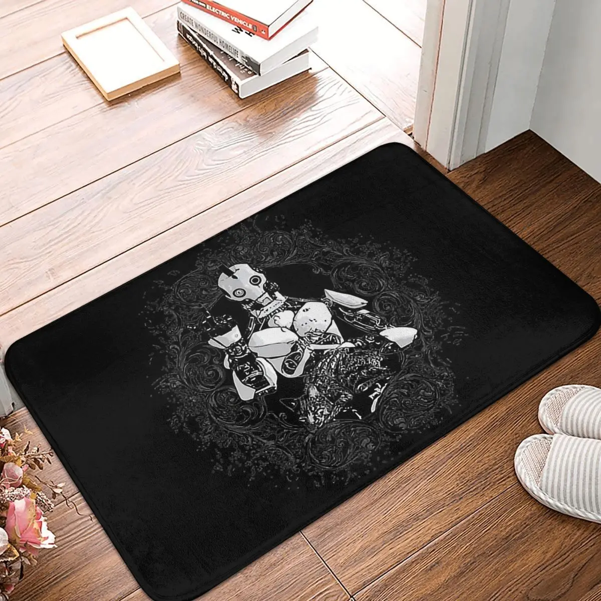

Love Death Robots Bathroom Mat Cool Doormat Kitchen Carpet Outdoor Rug Home Decoration