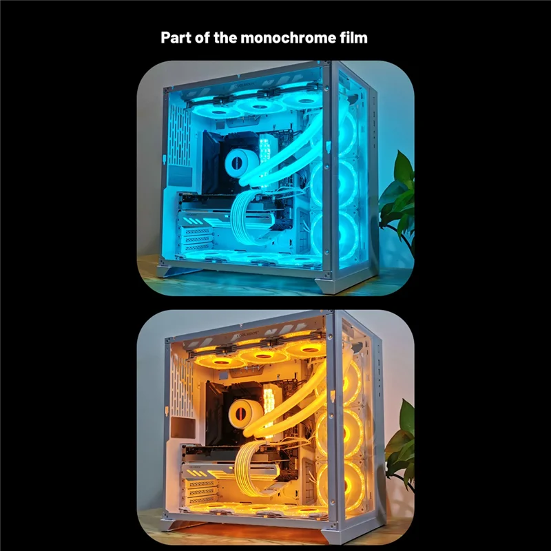 

COOLMOON ST350 Luminous Water Cooling Tube 3PINx2+4PIN 5V ARGB Divine Light Synchronization Integrated Water Cooling Tube