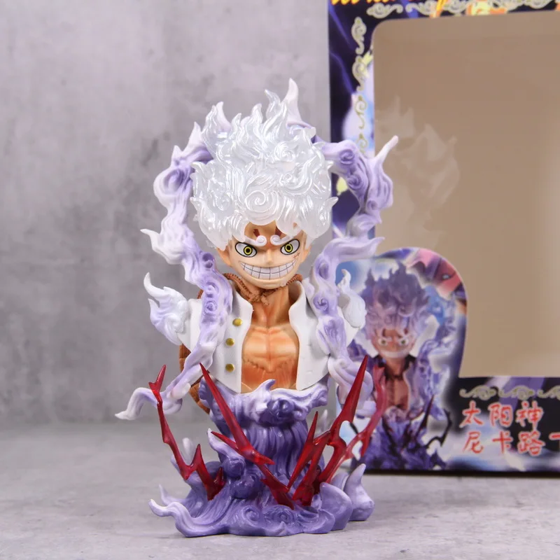 

One Piece Luffy Gear 5 Anime Figure Sun God Nika 16cm Pvc Action Figurine Statue Collectible Model Doll Toys For Children Gift