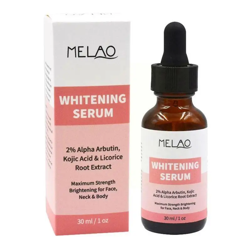 

MELAO Skin Whitening Serum Organic 2% Alpha Arbutin Whitening Acid Kojic Brightening Serum Essence Lightening Moisturizing K4T9