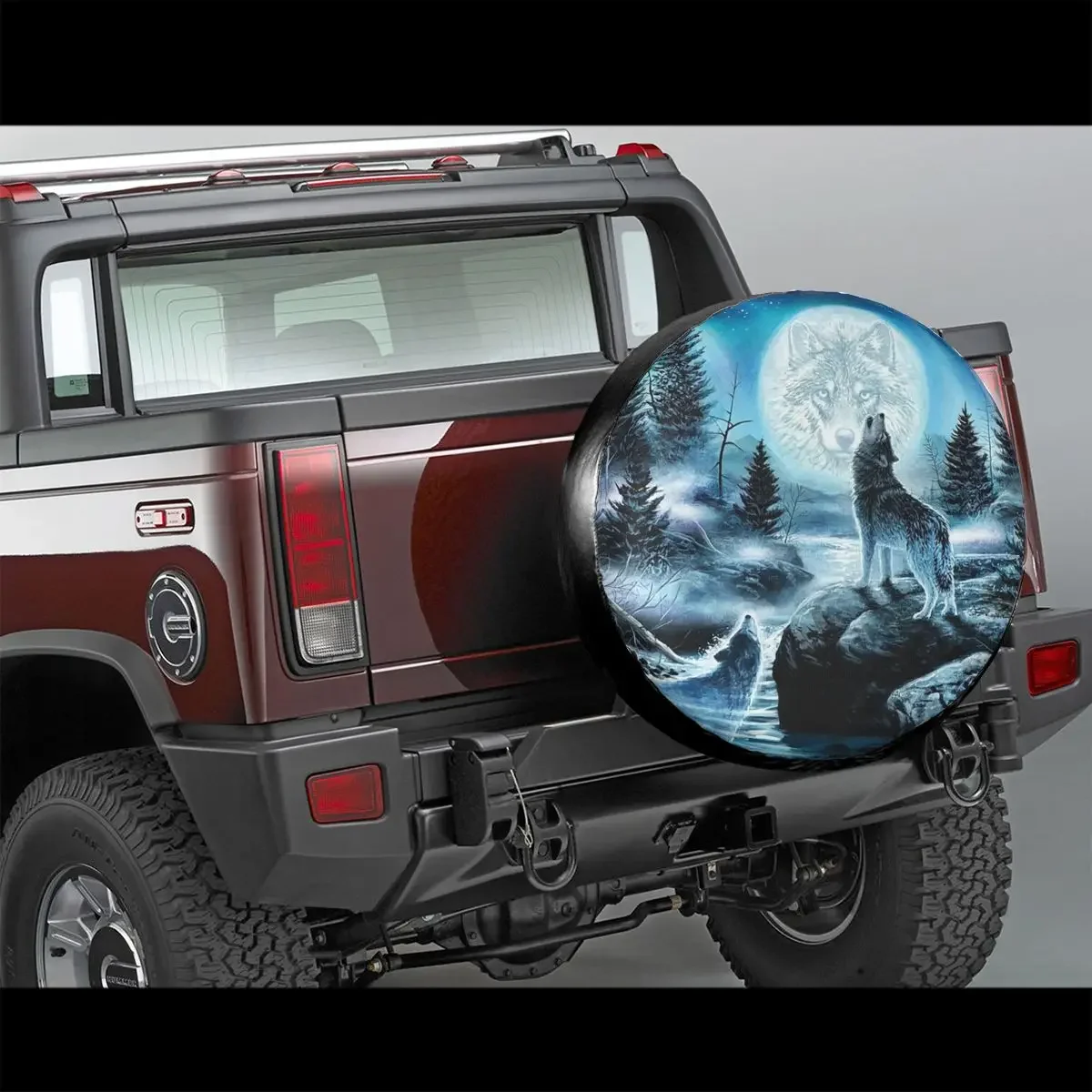 Таможенное недовольство запасной колпачок шины Wolf для Jeep Honda Animal автомобиль