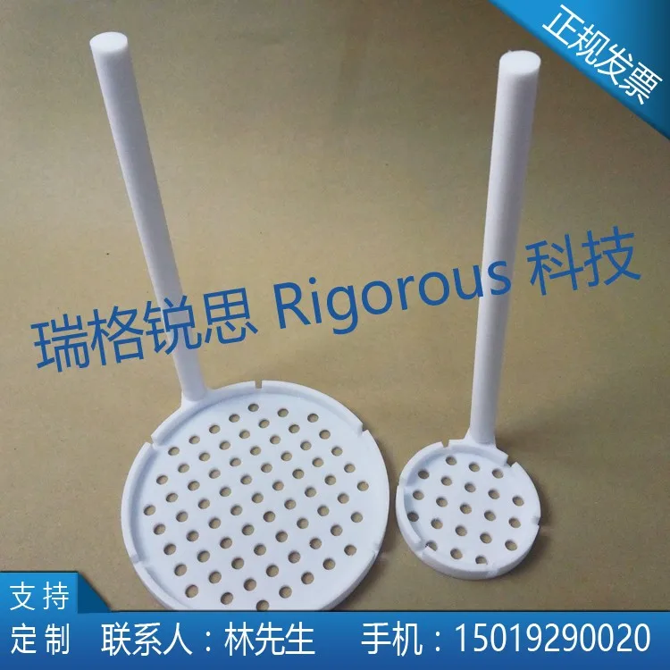 Customized PTFE Cleaning basket Cleaning rack die Four fluorine groove Develop degumming etch flower basket