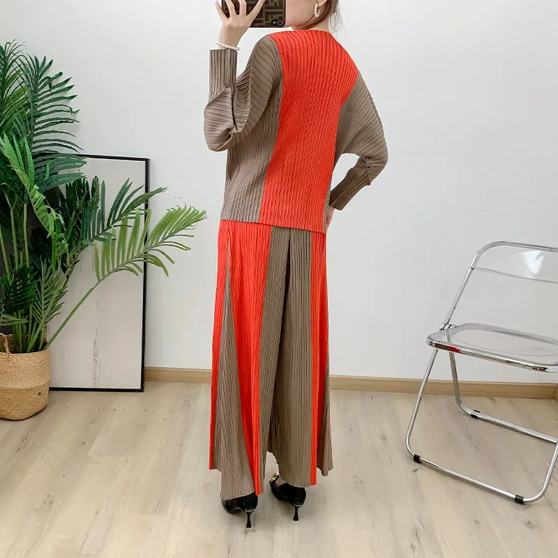 Плиссированные складки комплект из двух предметов новинка 2024 зарубежные