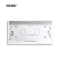 eiomr wall mounting surface cassette simple white 146mm86mm for eu uk us standard switch power socket external mounting box