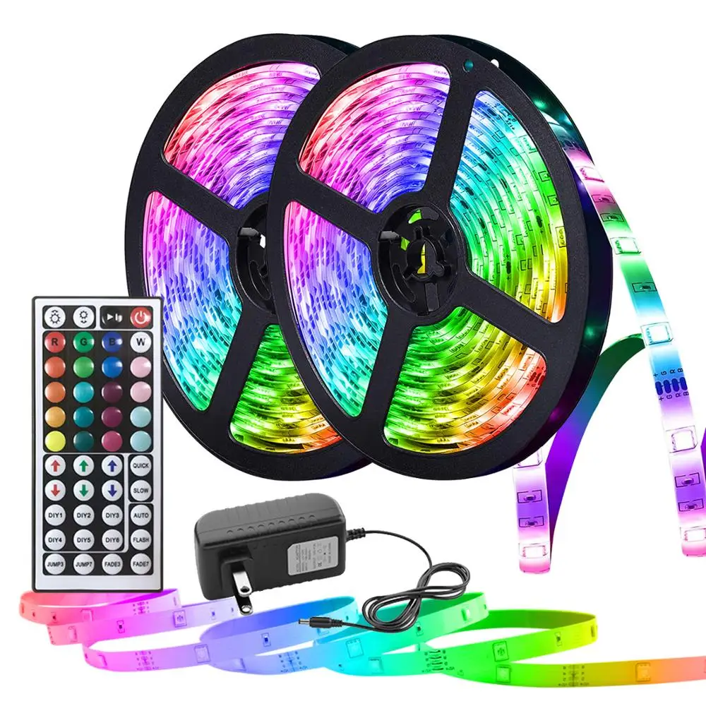 

Цветная (RGB) 5050 Светодиодный светильник s полосы Rgb лента светодиодный 12v неоновые полосы светодиодный пропилен-каучука прокладки с пульт дис...