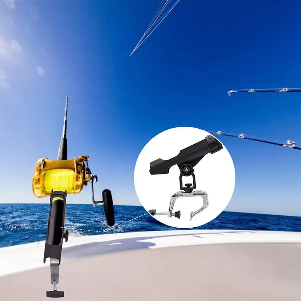 

Fishing Rods Holder 360 Degree Adjustable Anti-corrosion Impact-resistant Fishing Rod Racks Fishing Boat Accessories