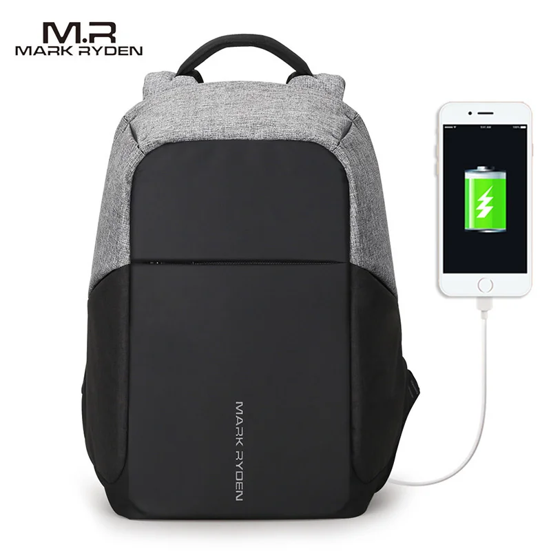 

Mark Ryden Multifunction USB charging Men 15inch Laptop Backpacks For Teenager Male Mochila Travel backpack anti thief