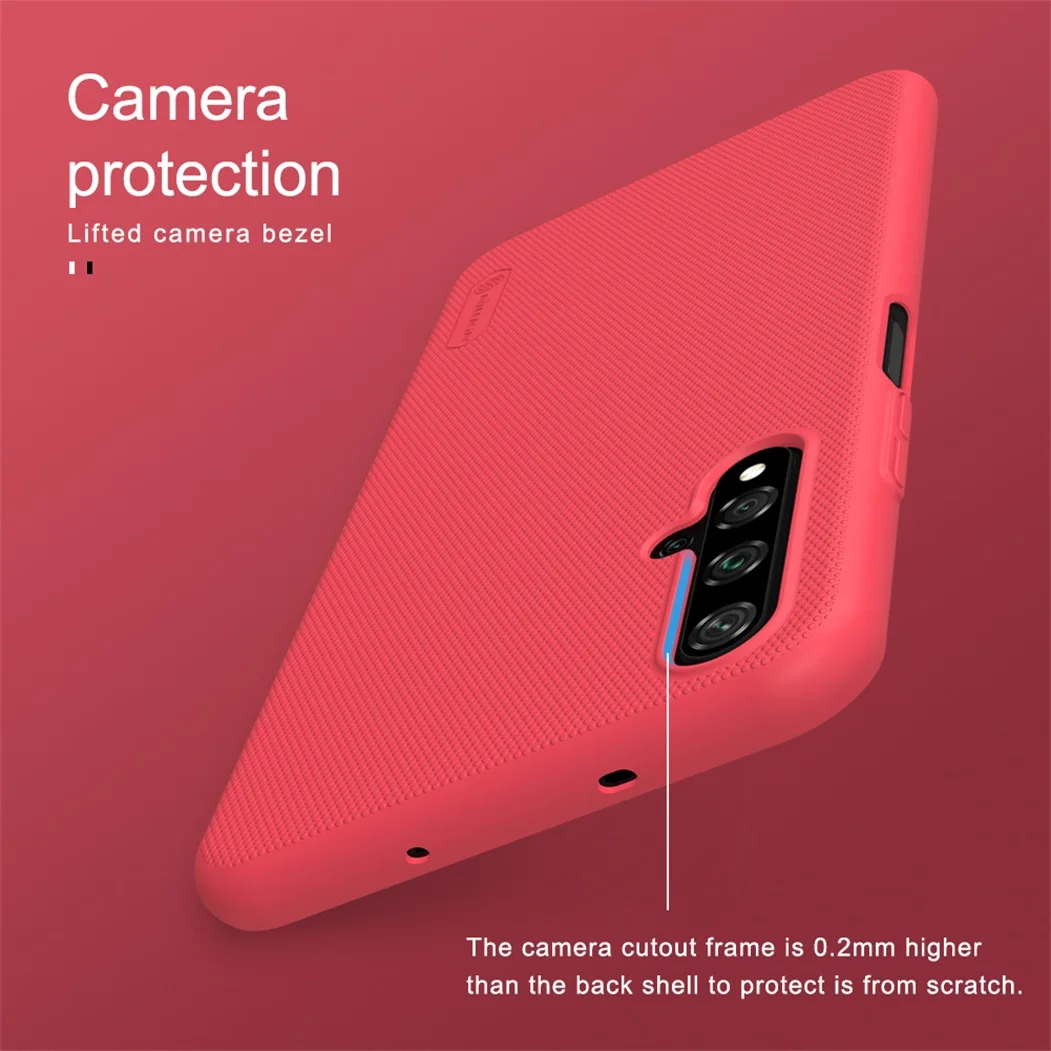 For Huawei Honor 30S 30 20 Case Honor 30 Pro+ 20 Pro Cover Nillkin Frosted Shield Hard PC Back Cover Case For Huawei Nova 5T