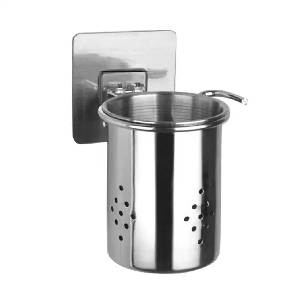 

Hair Dryer Holder Stainless Steel Wall Mounted Air Blower Rack Self-Adhesive Hairdryer Organizer Bathroom Storage Accessories