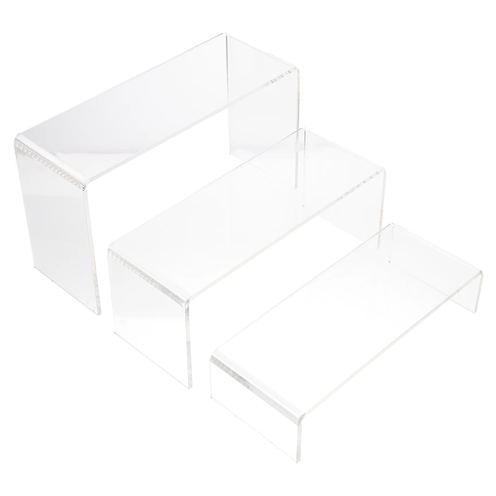 

3pcs Clear Bags Display Shelf Practical Item Show Stand Retail Shop Shoe Holders