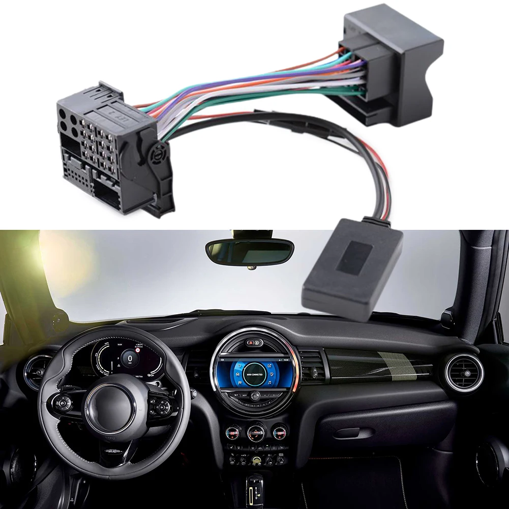 

Car BT Bluetooth Adapter Module For BMW E39 E46 3 Series Radio Stereo Aux Cable Adapter Music Receiver Handsfree