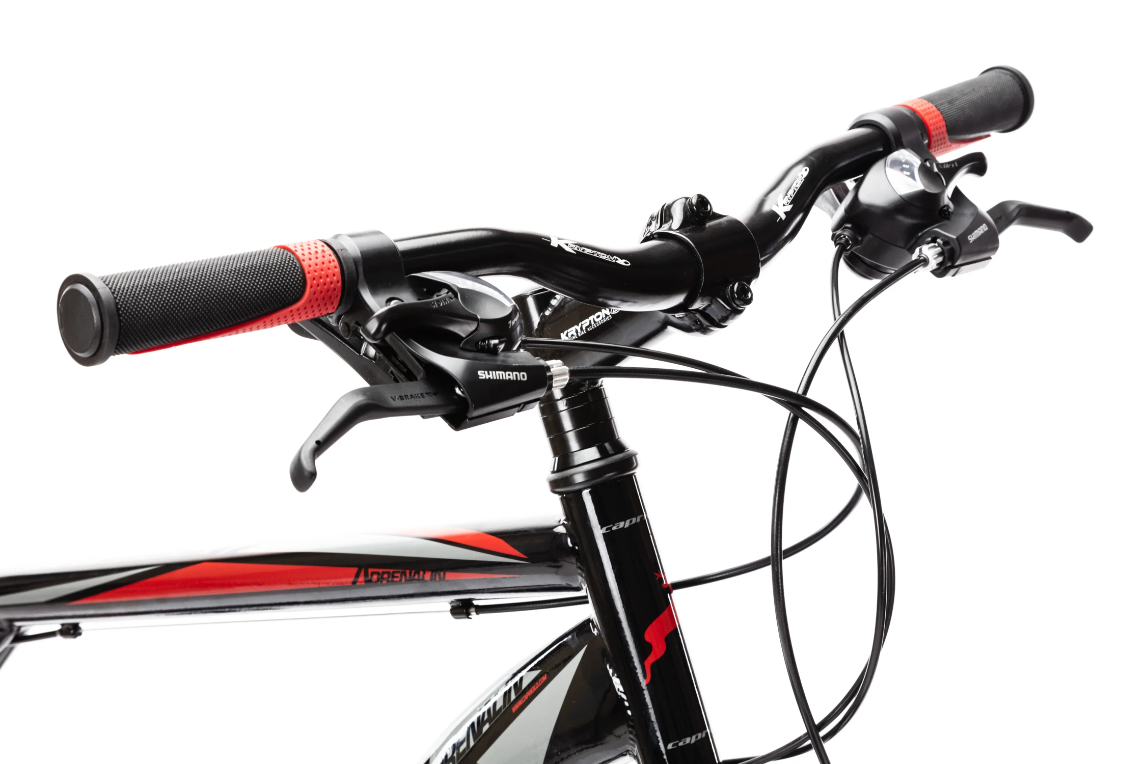 Велосипед CAPRIOLO MTB ADRENALIN рама сталь 21'' колёса 29'' (чёрный-красный) |