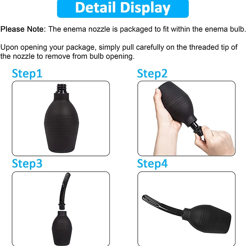 Медицинский Очиститель Для Биде Шприц Ректальной Клизма Набор Тушения Душа