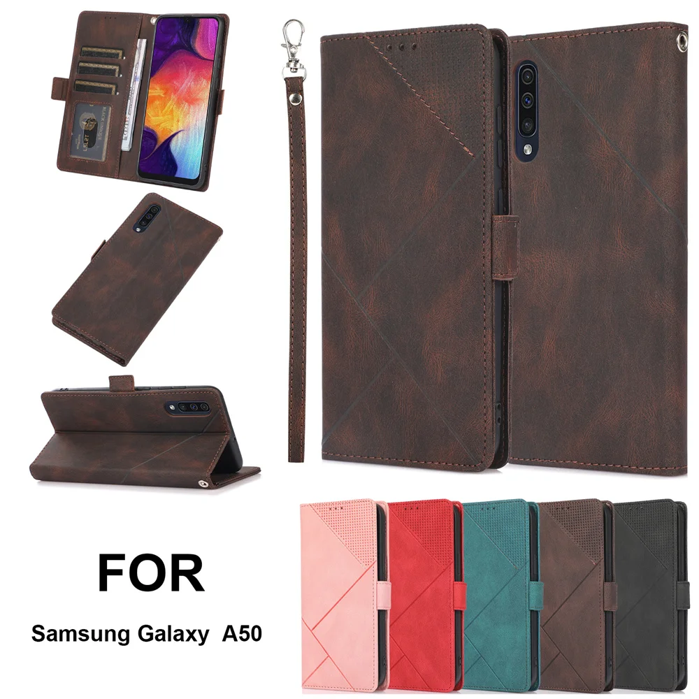 

Leather Flip Wallet Case For Samsung A10 A20 A20E A30 A30S A40 A50 A50S A70 A70S M10 M11 Cards Holder Funda Protect Cover