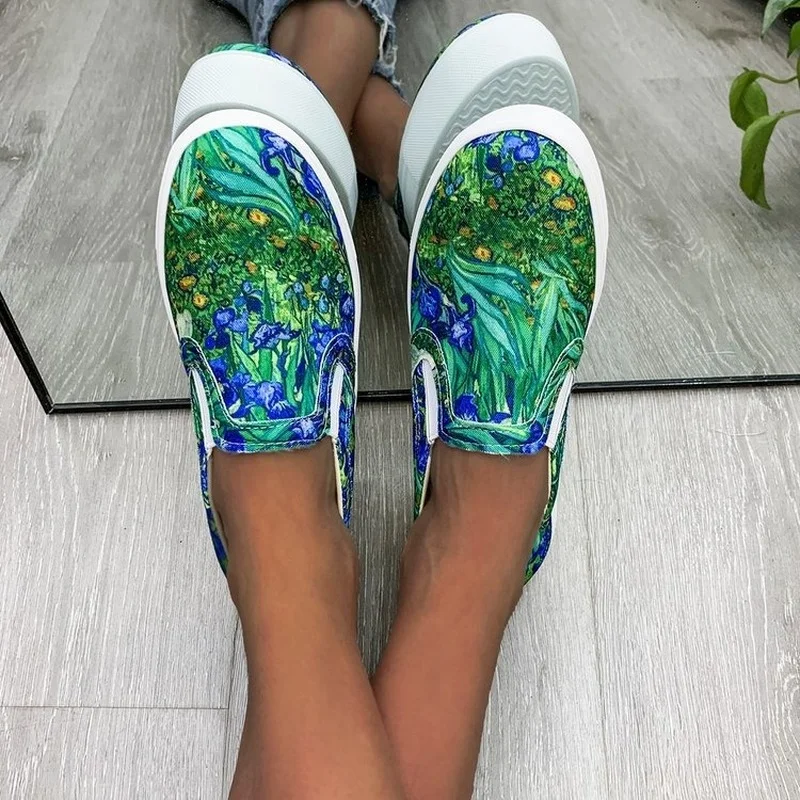 

Ladies Flat Shoes 2022 Fashion Single Shoes Women Low Top Slip-On Casual Shoes Women Comfortable Everyday Outdoor Women's Shoes