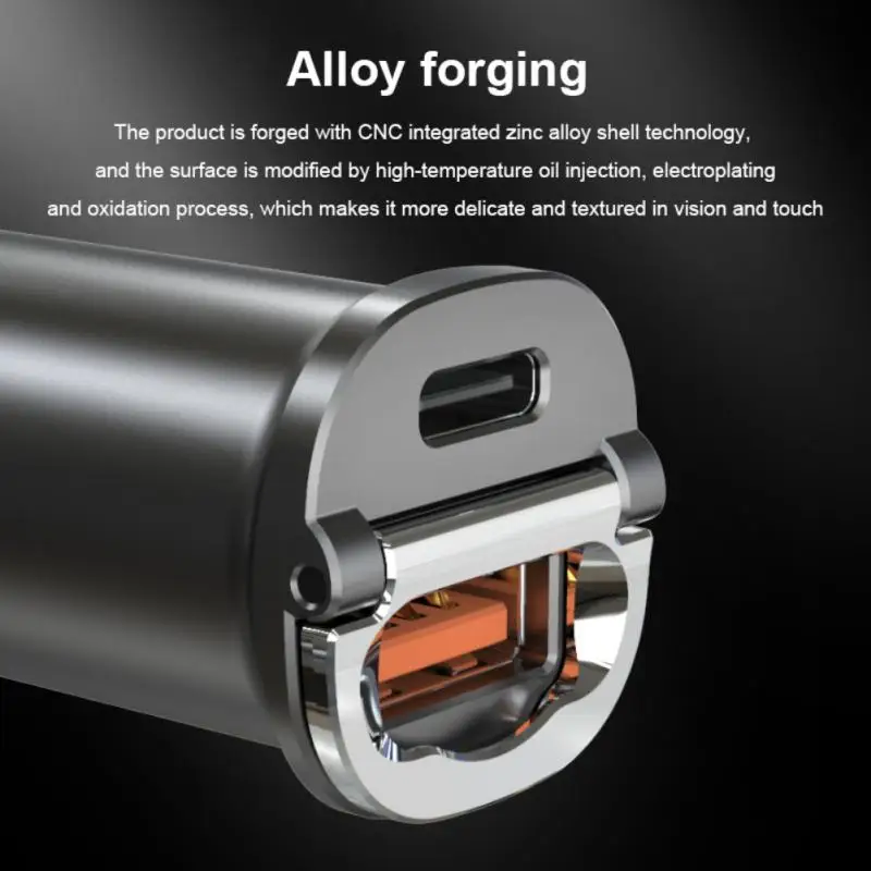 

Автомобильная зарядная головка с двумя Usb-портами, 38 Вт