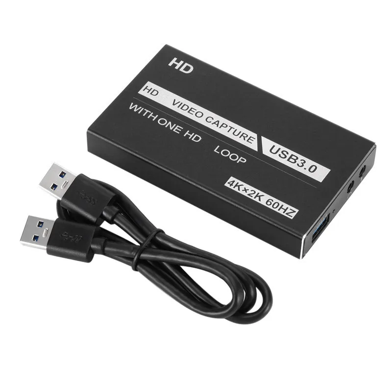 

USB3.0 1080P 60FPS HDMI-compatible Video Capture Card 4K Sn Record Game Capture Device for OBS Capturing Game Card Live