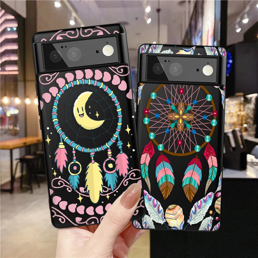 

Dream Catcher Case for Google Pixel 7a 7Pro 7 6a 6 6Pro 5 5a 5G 4XL 4 2 3XL 2XL 3 3a 3aXL 4a Soft Protection Back Cover Capas