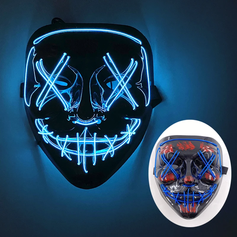 Беспроводная светодиодная маска YEAHUI EL для вечеринок