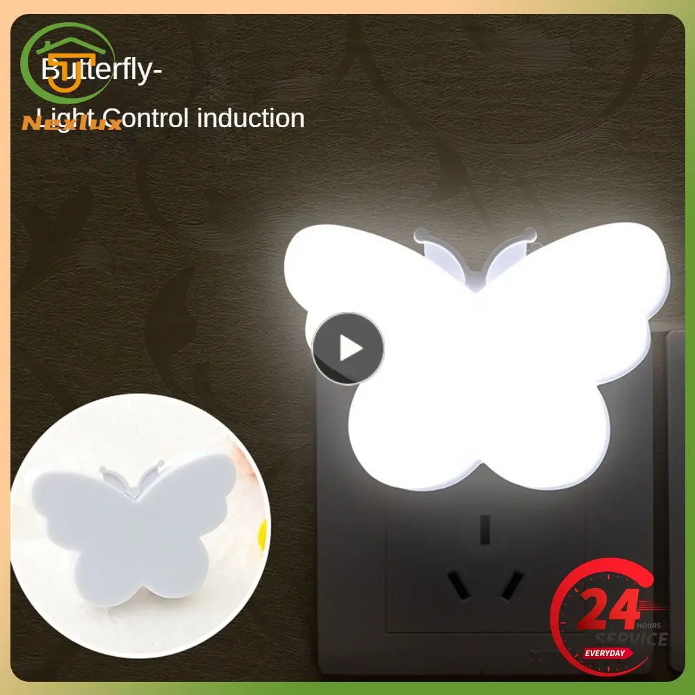 

Мини-светодиодная настенная лампа в виде бабочки для спальни, прихожей, лестницы, коридора, 1-6 шт.