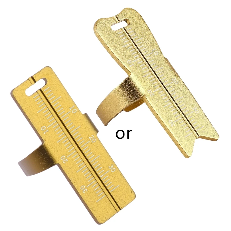 

Стоматологическая линейка, инструмент из алюминиевого сплава, цветная кольцевая линейка для стоматологии, измерительный инструмент для ко...